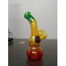 5" Bubbler- Rasta